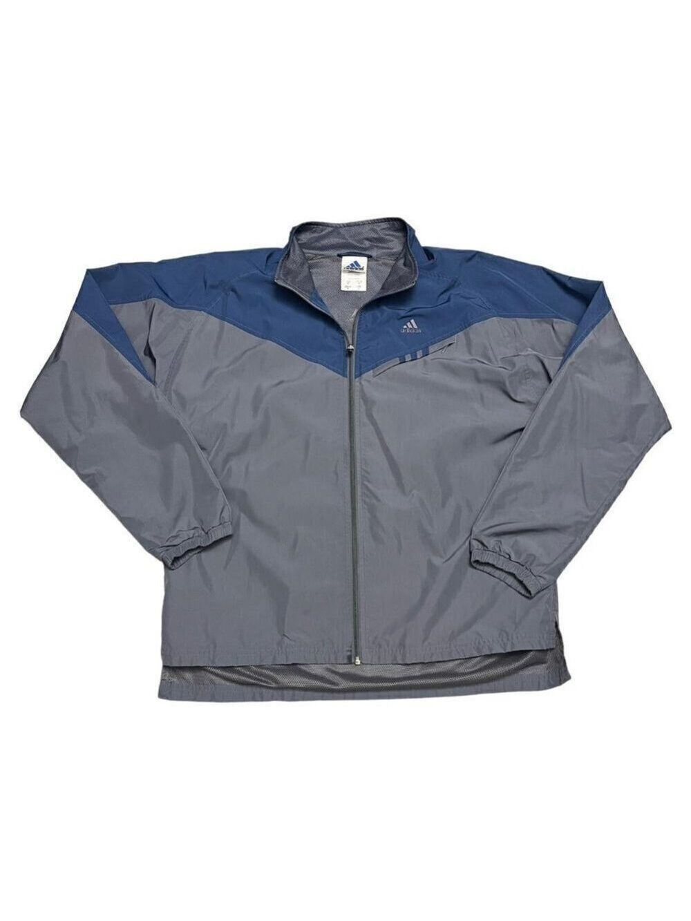 Adidas Jacket Vintage Y2K Light Designer Outdoor Windbreaker - Mens Medium